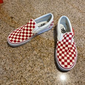 Vans- Red checkers